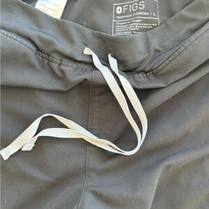 Figs XL Black Technical Collection Scrub Pants